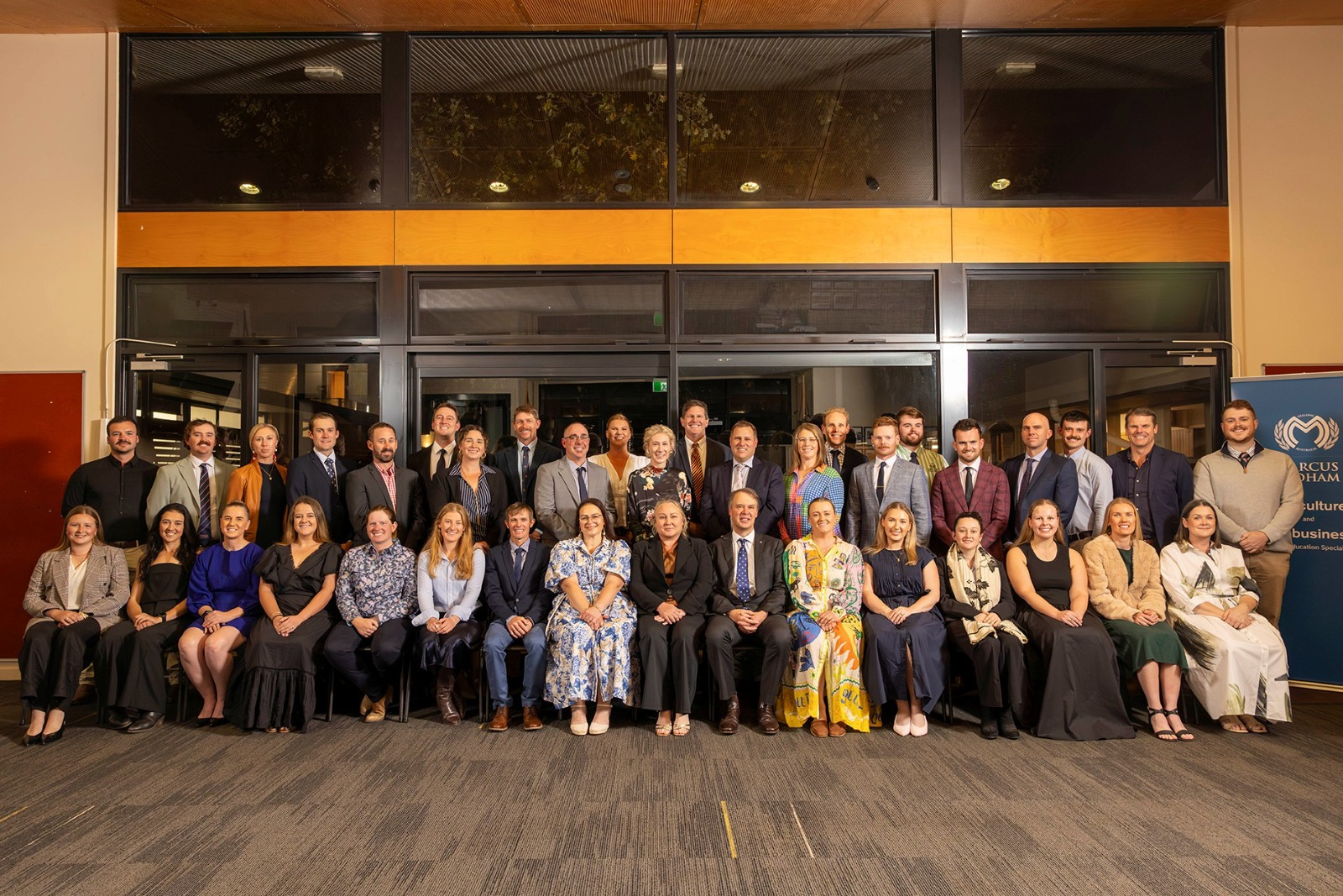 Marcus Oldham Rural Leadership Program cohort group photo.